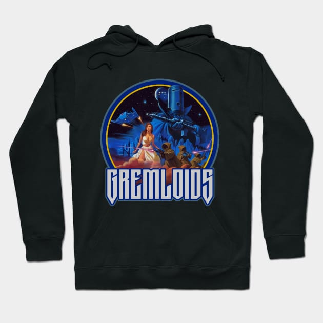 80s sci fi parody Hoodie by Trazzo